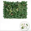 Green Monstera Artificial Boxwood Hedge Covers Fern Plants Wall Panel Leaf Fence Greenery Hanging Fake Plant Decor Decorative Flow272G