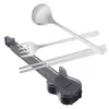 Set di stoviglie Forchette e cucchiai Posate da viaggio Pranzo con custodia Paletta Stoviglie Utensili in acciaio inossidabile Chitarra acustica