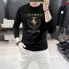 2023 nuovi uomini delle donne designer moda uomo t-shirt cotone di alta qualità casual tees manica lunga di lusso hip hop streetwear t-shirt