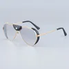 Lunettes de soleil 0296S Original Pure Titanium Ovale Lunettes Cadres Femmes Luxe Qualité Classique Lunettes Prescription Mode Accessoires Pour Les Yeux