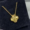 Luxury Design Jewelry Designer Necklace four leaf Cleef Clover ladies gift fashion 18k gold bracelet jewelry