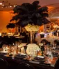 100 PCS 1820Inch Black Ostrich Feather Plumes for Wedding Centerpiece Decor Party Table Decor7395721