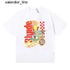 NOWA RHUDE T-shirt Summer Designer T Shirt Men T Shirts Tops Luksusowe literowe nadruk koszula męskie ubrania