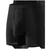 Sous-vêtements hommes anti-usure jambe boxer shorts troncs pochette améliorant taille basse sueur respirant boxeurs hausse sous-vêtements