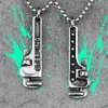 Chains Pipe Wrench Tools Stainless Steel Men Necklaces Pendants Chain Trendy Punk For Boyfriend Male Jewelry Creativity Gift Whole256p