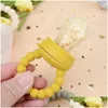 Fopspeenhouders Clips Baby Fruit Feeder Sile Mesh Bag Food Grade en Groenten Verpleging Peuter Kinderziektes Speelgoed 231109 Drop Delivery Kid Dhvcd