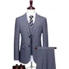 Garnitury męskie na zamówienie pary młody blezer spodnie Business High-end Classic spodni SA04-49599