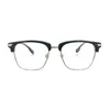 Sonnenbrillenrahmen Hohe Qualität B2359 Stil Retro Titan Große Rahmenbrille Personalisierte maßgeschneiderte optische für Männer Frauen