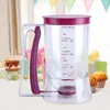 900ml Hand Batter Dispenser Batter Mixer Home DIY Cake Pancake Muffin Baking Waffles Batter Dispenser Cups Cupcakes Baking Tools Y272b