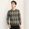 Men's Sweaters Men's Casual Crewneck Sweaters Cable Knit Thermal Pullover Sweater 231211