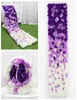 3d 2m Silk Rose Peony Roll Up Artificial Flower Wall Panel Wedding Backdrop Decor Party Event Baby Shower Flower Runner Custom1273671