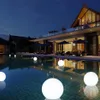 Afstandsbediening Outdoor LED Tuinverlichting Verlichting Bal Gloed Gazon Lamp Oplaadbare Zwembad Bruiloft Feest Vakantie Decor Lampen195Q