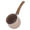 Milk Pot Non-Stick Anti Milk Pot Mini Boiling Pan Single Handle Coffee Warmer Aluminum Alloy Scalding for Cooking 231211