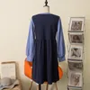 Casual Dresses Withdraw From Cupboard Discount For Shopping Malls! No Body Type/Mid Length Long Sleeve Loose Dress Women