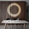 Wall Lamp Led Ring Designer Modern Minimalist Moon Light For Living Room Bedroom Nordic Decor Sconce Loft Fixtures