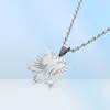 Albanie Eagle Pendant Colliers Gold Couleur en acier inoxydable Bijoux ethniques pour femmes Men2244791