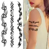 Temporary Tattoos Indian Tribal Thorn For Women Kids Totem Fake Face Tattoo Realistic Feather Infinity DIY Small Tatoos 231208