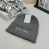 Knitted Beanie Women Luxury Letter Glitter Casual Skull Caps Winter Outdoor Men's Hats Gift Couple Accessories