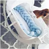 Bedrails 1M2M Born Cot Bumper Baby Braid Knotcradle Crib Decorations Room Bebe Baby Knoop Kussen Drop Delivery Kinderen Moederschap Veiligheid Dh0Vw