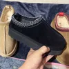 홈 슈즈 새로운 양가죽과 양모 통합 스노우 부츠 5955 민족 스타일 레이스 두꺼운 밑창 로우 탑 캐주얼 신발 한 단계 발가락