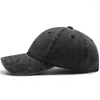 Ball Caps Fashion Large Men Women Glossy Plate Washed Baseball Cap Outdoor Travel Sun Hat Leisure Sports