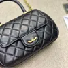 Famosa letra dupla de luxo feminina designer crossbody saco marca francesa moda senhora alça bolsa ombro alta qualidade couro genuíno saco do mensageiro bolsas