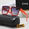 Novos óculos de sol ovais de luxo para homens designer de verão óculos polarizados preto vintage oversized chanels chane óculos de sol de mulheres óculos de sol masculinos com caixa