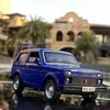 Diecast Model 1/32 Russisches LADA NIVA Legierungsmodellauto LADA 2106 Spielzeug Druckguss Metallguss Pull Back Musik Lichtauto Spielzeug für Kinder Fahrzeug 231208