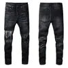 23ss pour hommes designers de la biker déchiré en détresse mince denim droit pour les hommes imprimement femme armée mode pantalon skinny taille asiatique 29-38