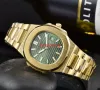Men's Watches Designer Watch High Quality Luxury quartz Movement Watches Alloy Top Nautilus watches