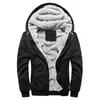 Mens Hoodies Sweatshirts Men Winter Thick Warm Fleece Zipper Coat Sportwear Male Streetwear 4XL 5XL 231211