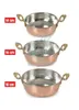 Pans Copper Pan Set Omelet Egg 3 Pieces Single Kitchen Frying Cooking8748055