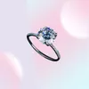 LESF 3 Carat Wedding Rings Round Cut Fashion Style 925 Sterling Silver Engagement Band Gift Jewelry For Women Y07237330154