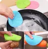 45 Inch For Sterile Cleaning Silicone Double Dish Washing Scrubber Kitchen Vegetable Universal Cleaning Brush 10pcslot DEC3306018351