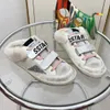 2024 Italia Goldenstar Designer Sneaker Super Star Sabot Pantofole in pelliccia da donna Scarpe casual Paillettes Classico Bianco Do-Old Dirty Star Sneakers Inverno Scarpe di lana all'aperto