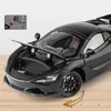 Druckgussmodell 1 24 McLaren 720S Legierungs-Sportwagenmodell Druckguss-Metallspielzeugfahrzeuge Automodellsimulation Sound-Licht-Kollektion Kindergeschenke 231208