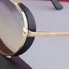 Occhiali da sole 0296S Montature per occhiali ovali in titanio puro originale Donna Occhiali classici di qualità di lusso Accessori per occhiali moda