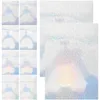 Storage Bottles 10 Sheets Cuttable Decals Paper Stickers Drinking Cup Transfer Film Aluminum Coating Holographic Cardstock Decorative