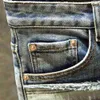 Herenbroeken 2023 heren denim jeans recht versleten gatjeans Europa en Amerika klassieke oude broek pantalones hombre y2k streetwear cargobroek J231208