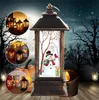 Wooden Street Lamp Beautiful Christmas Candlestick Candle Home Decoration Flame Light for Xmas Party Gift Santa Claus Hanging5335945