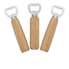 Bottle Opener Wood stainless steel beer Family reunion Christmas Party Soda bottles openers Household articles FMT2085