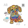 Puzzles en bois animal puzzle tortue chien renard bricolage pour ADTS enfant décompression jeux interactifs anniversaire livraison directe jouets GIF Dhhea