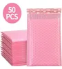Förpackningsväskor 50st bubbla kuvertpaket förpackningar fodrade poly mailer självförsegling rosa internet mailers h jllfqx sq0d7514015