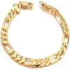 Bracelet homme rempli d'or 18 carats, bracelet entier direct d'usine298S