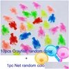 Bath Toys Childrens 10pcSset kawaii Simation Rubber Goldfish Baby Water Play For Kids Toddlers Bathing Shower Gifts 230529 Drop Dh4ks
