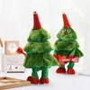 Julleksak Christmas Electric fylld Toy Christmas Tree Children's Electric Toys Can Sing Dance Funny Christmas Gift for Kids Boys Girls 231208