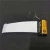 Keychains Lanyards Sublimation Blank PO Keychains Key Ring Heat Transfer Printing Blank DIY Material 10st/Lot 231208