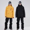 Andra sportartiklar 2023 Tooling Ski Suit Men's Winter Outdoor Snowboard Climbing Camping Thickning Warm Windproof Waterproof Jacket and Pants 231211