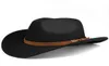Hoeden met brede rand Etnische stijl Cowboyhoed Mode Chic Unisex Effen kleur Jazz met stiervormig decor Western2058544
