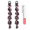 Girls Women's High Ponytails, Little Girls' Natural Dye Fried Dough Twists Long Braids, Boxing Cool Braid Hair Accessories